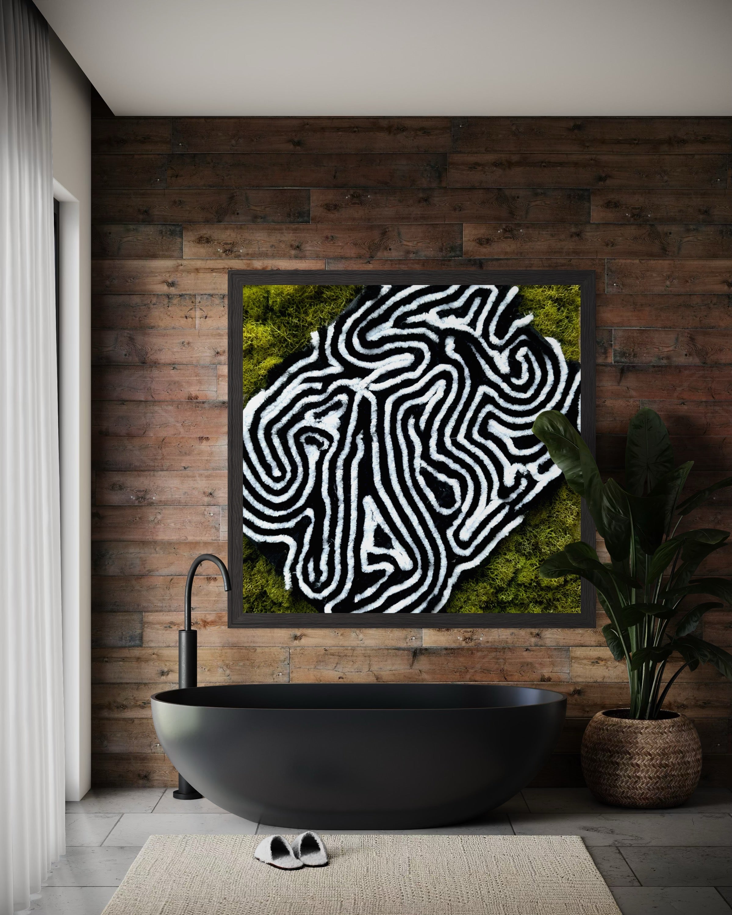 Tangled Land Moss Wall Art