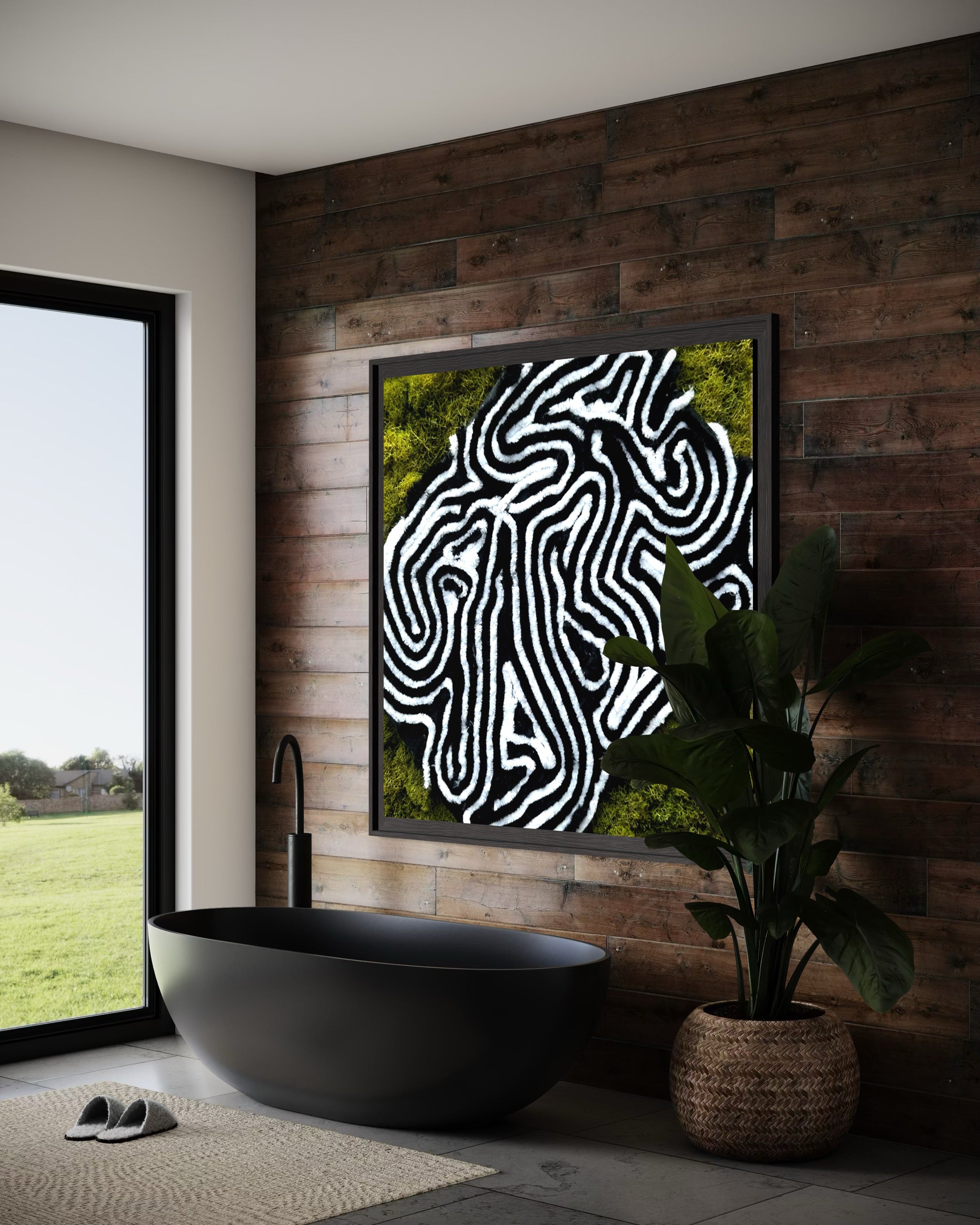 Tangled Land Moss Wall Art