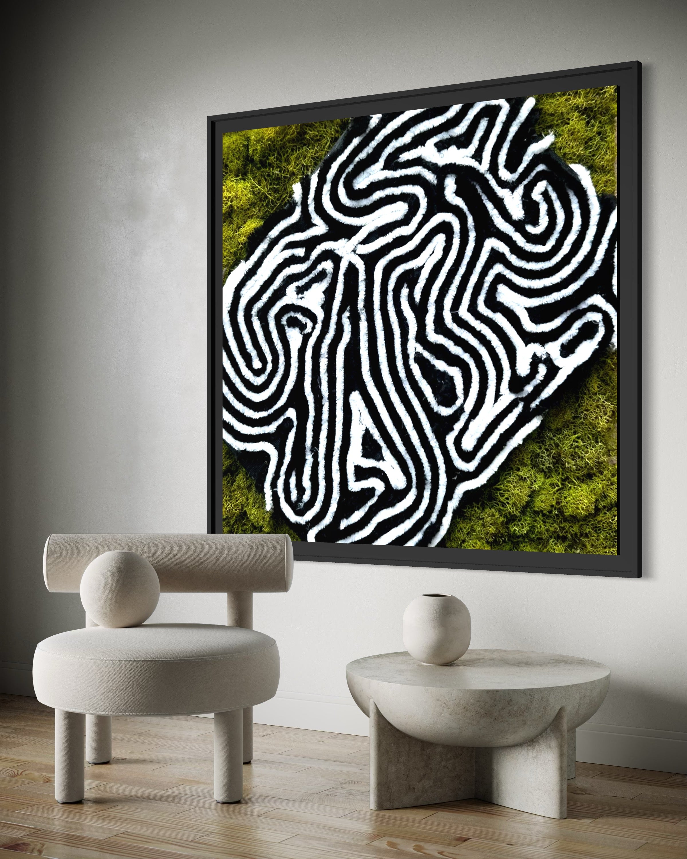 Tangled Land Moss Wall Art