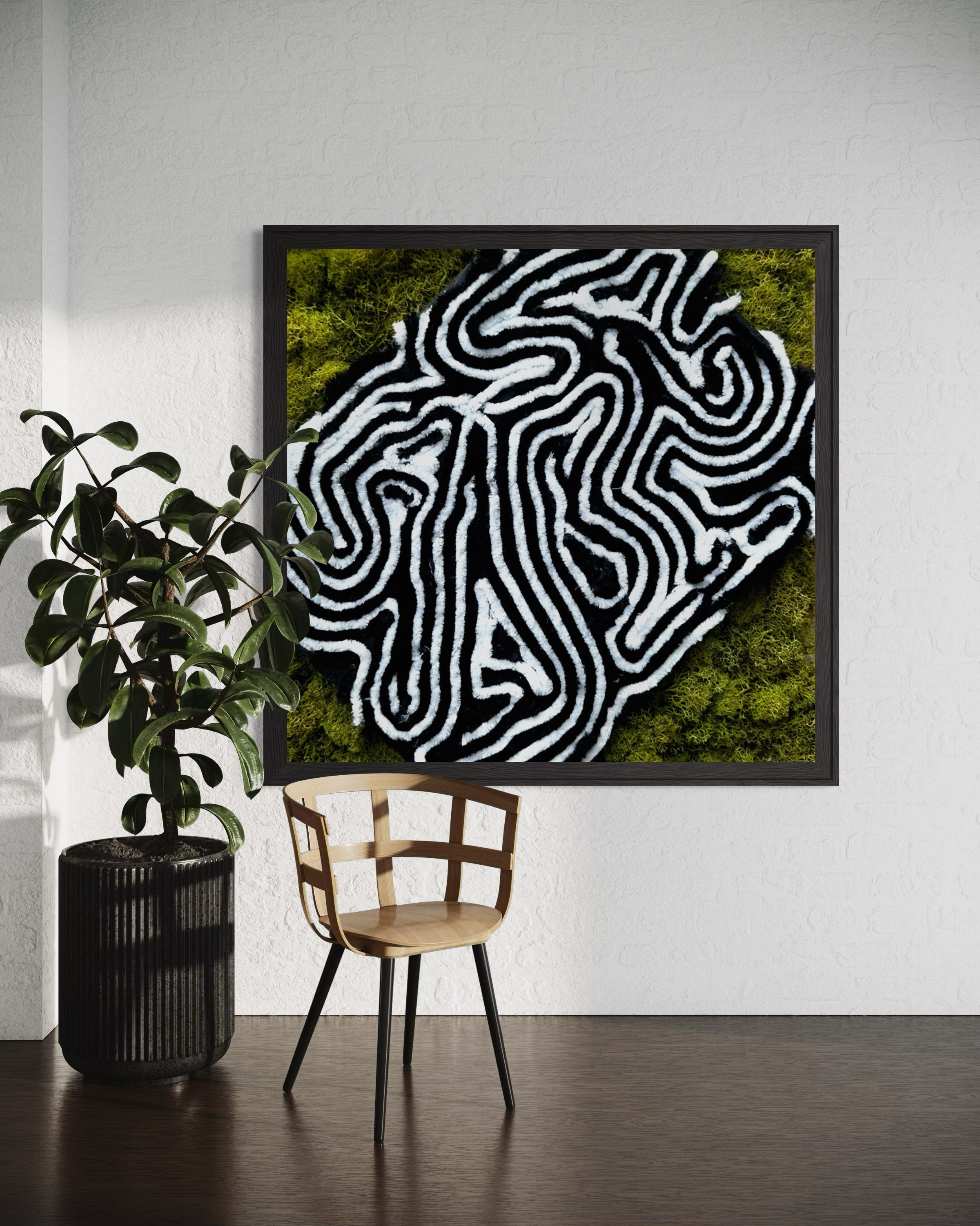 Tangled Land Moss Wall Art