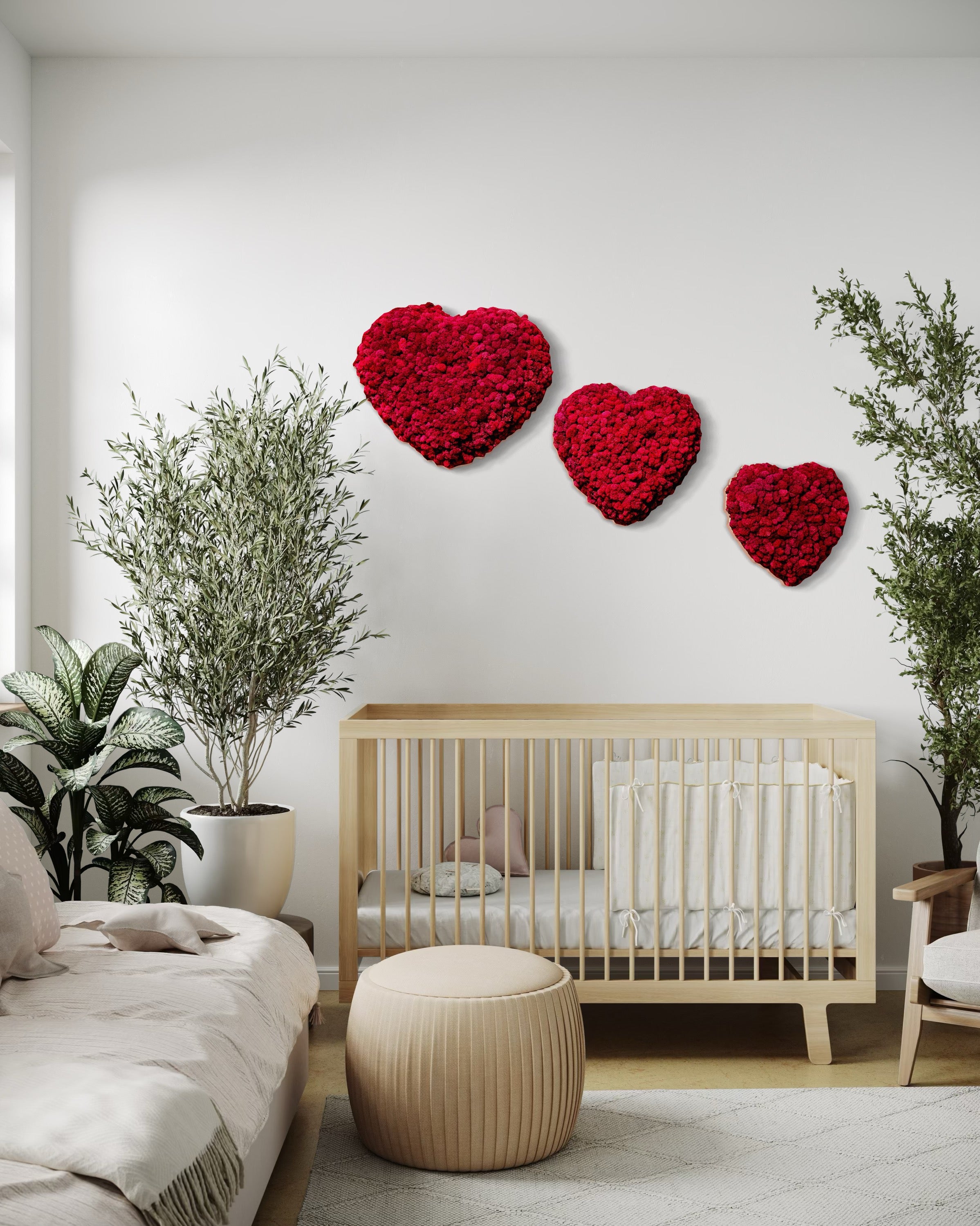 Heart Moss Wall Art