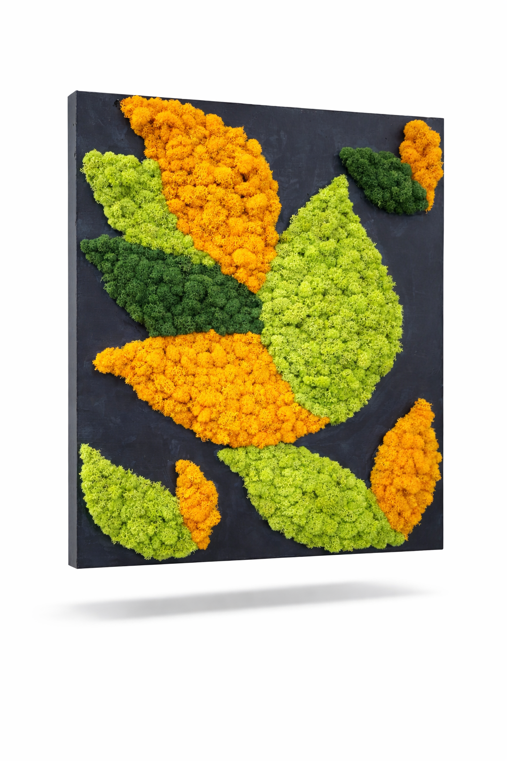 Tropical Flower Moss Art