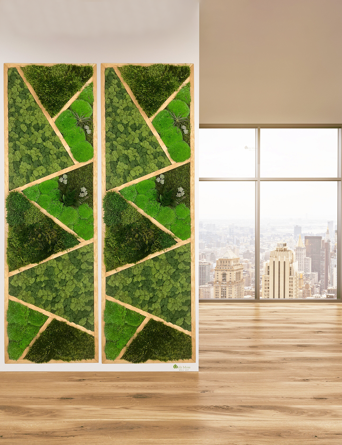Green Ways Moss Wall Art