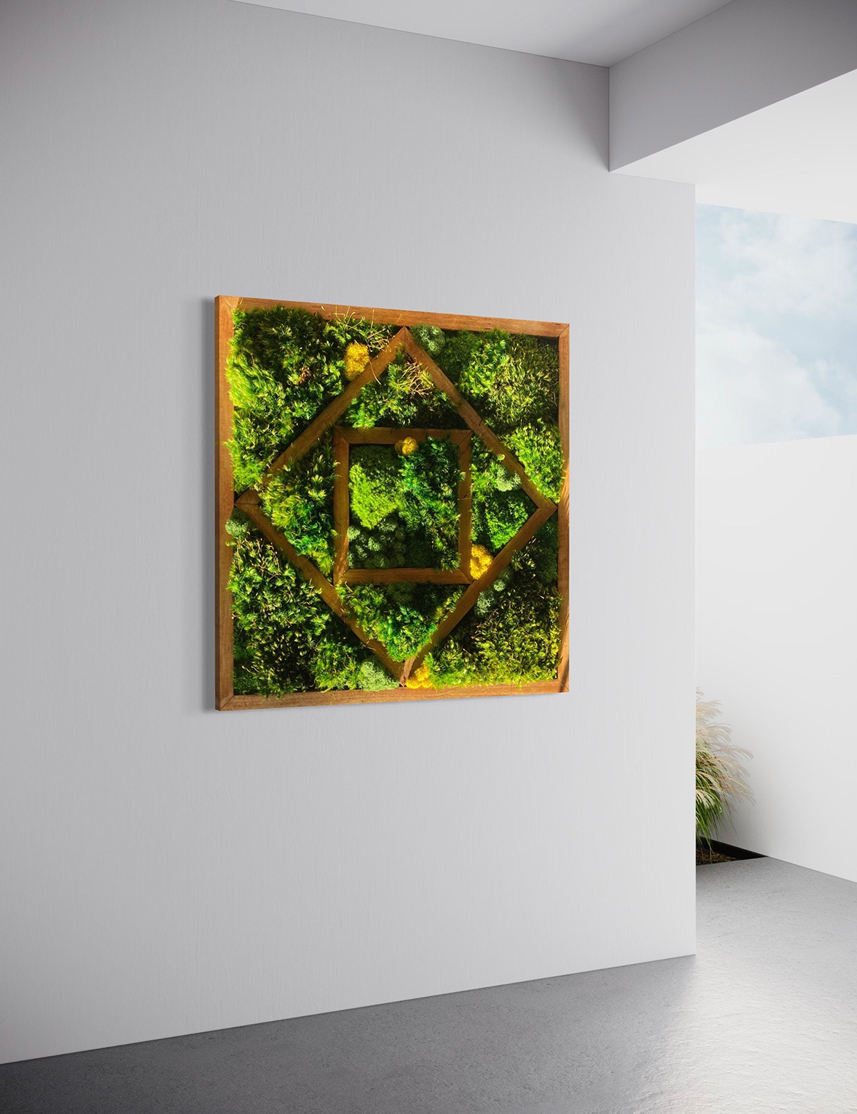 Trio Moss Wall Art