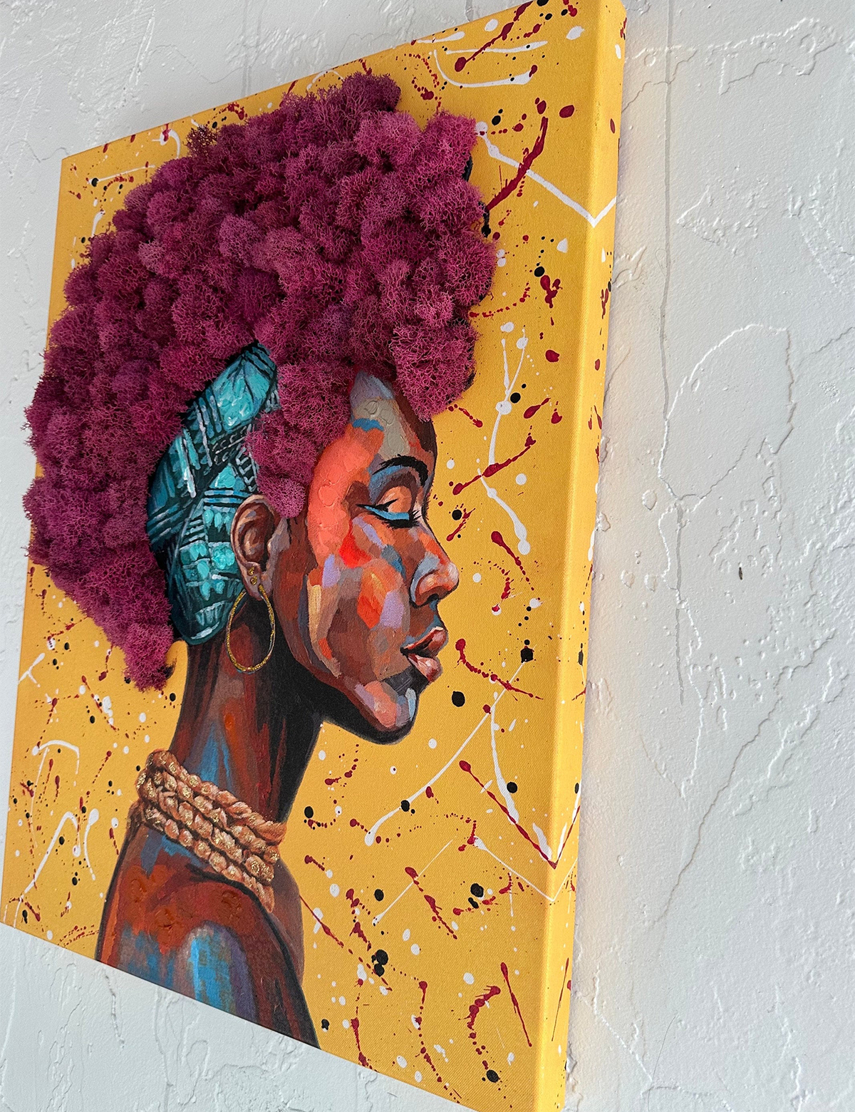 African Princess Moss Wall Art