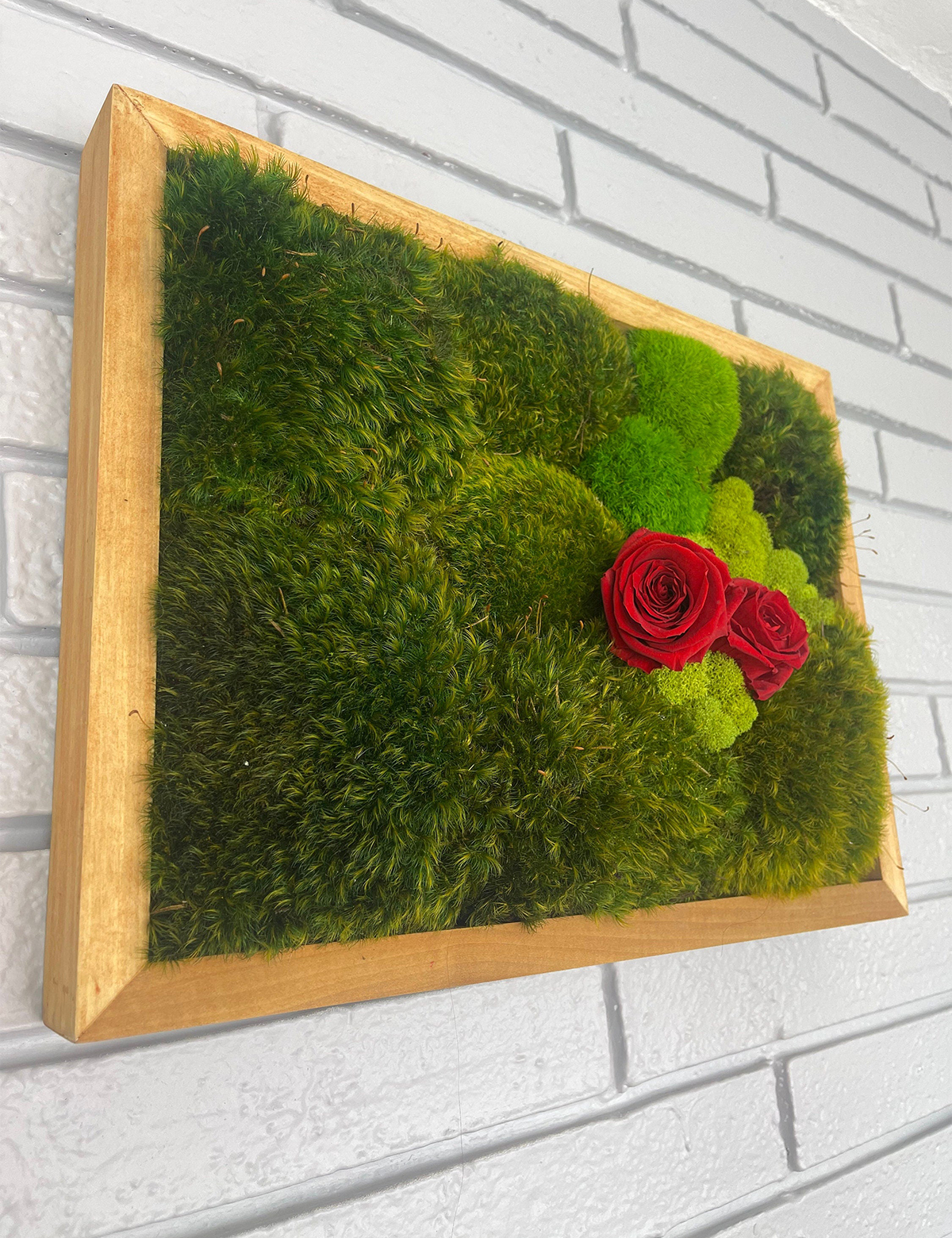 Together Moss & Roses Wall Art