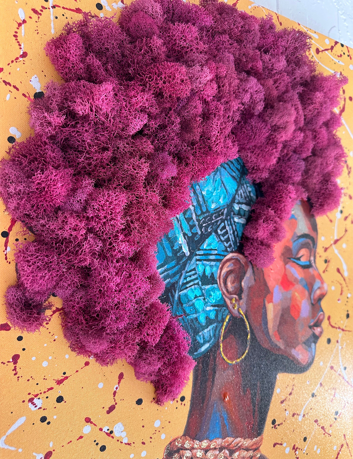African Princess Moss Wall Art