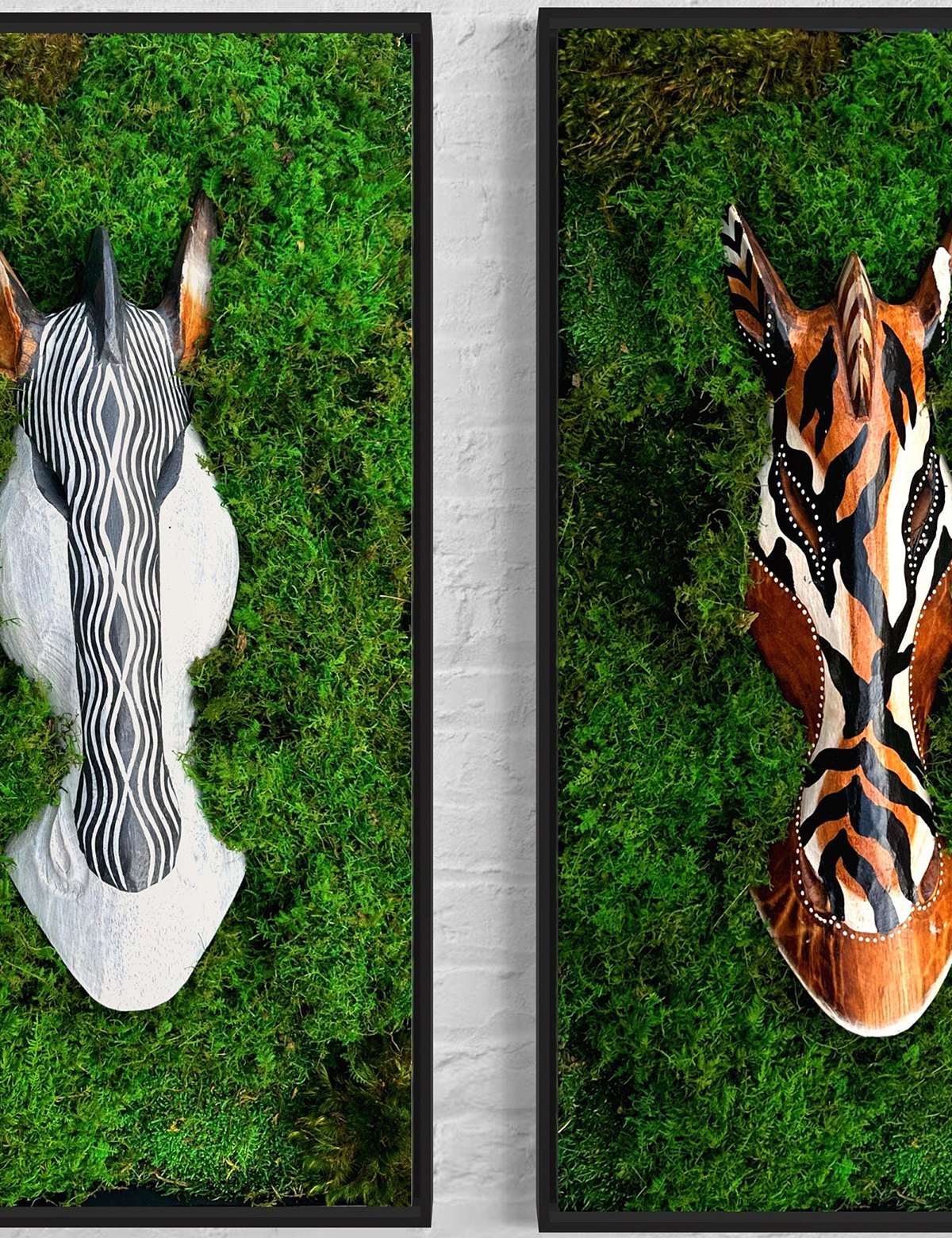Africa Collection Moss Wall Art