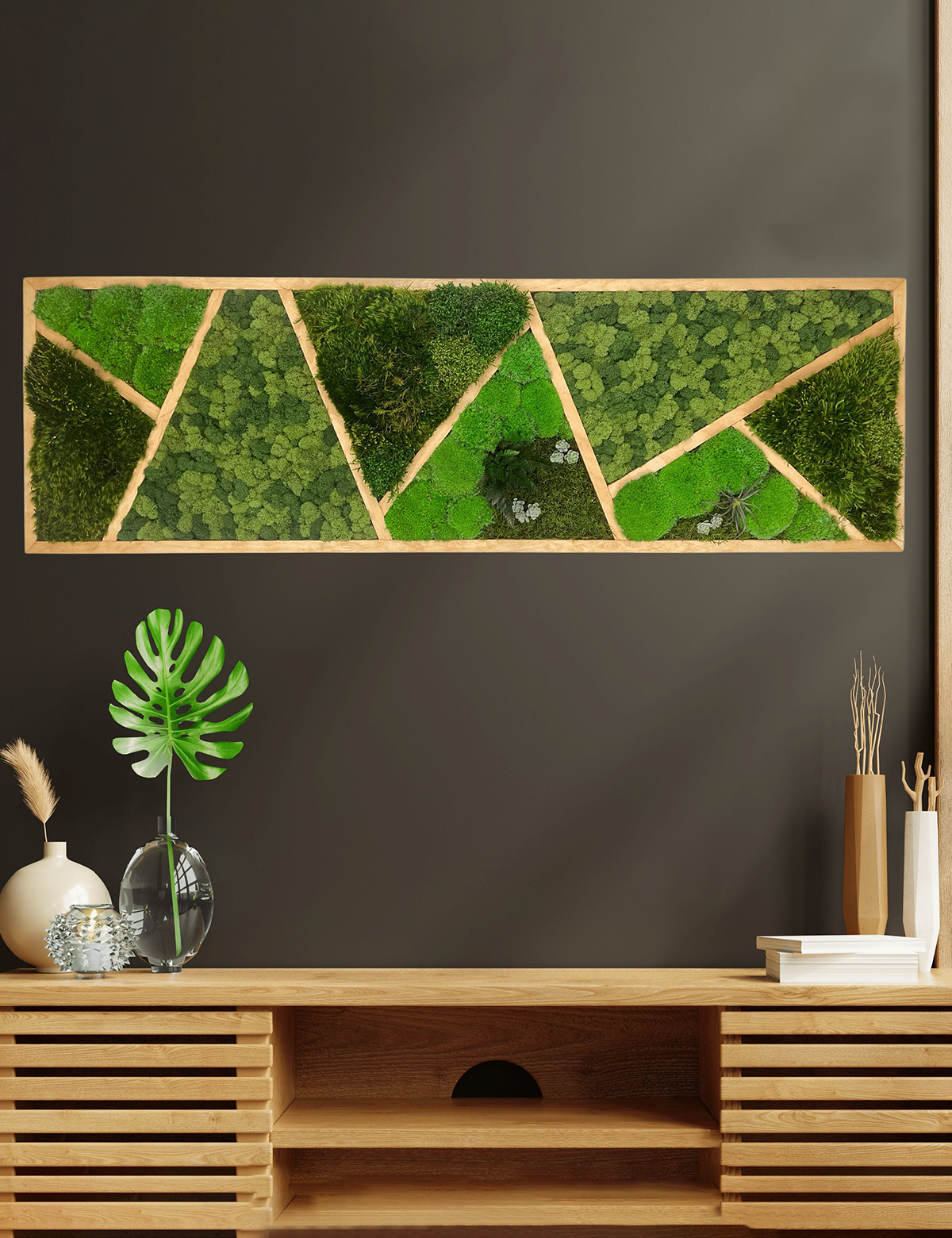 Green Ways Moss Wall Art