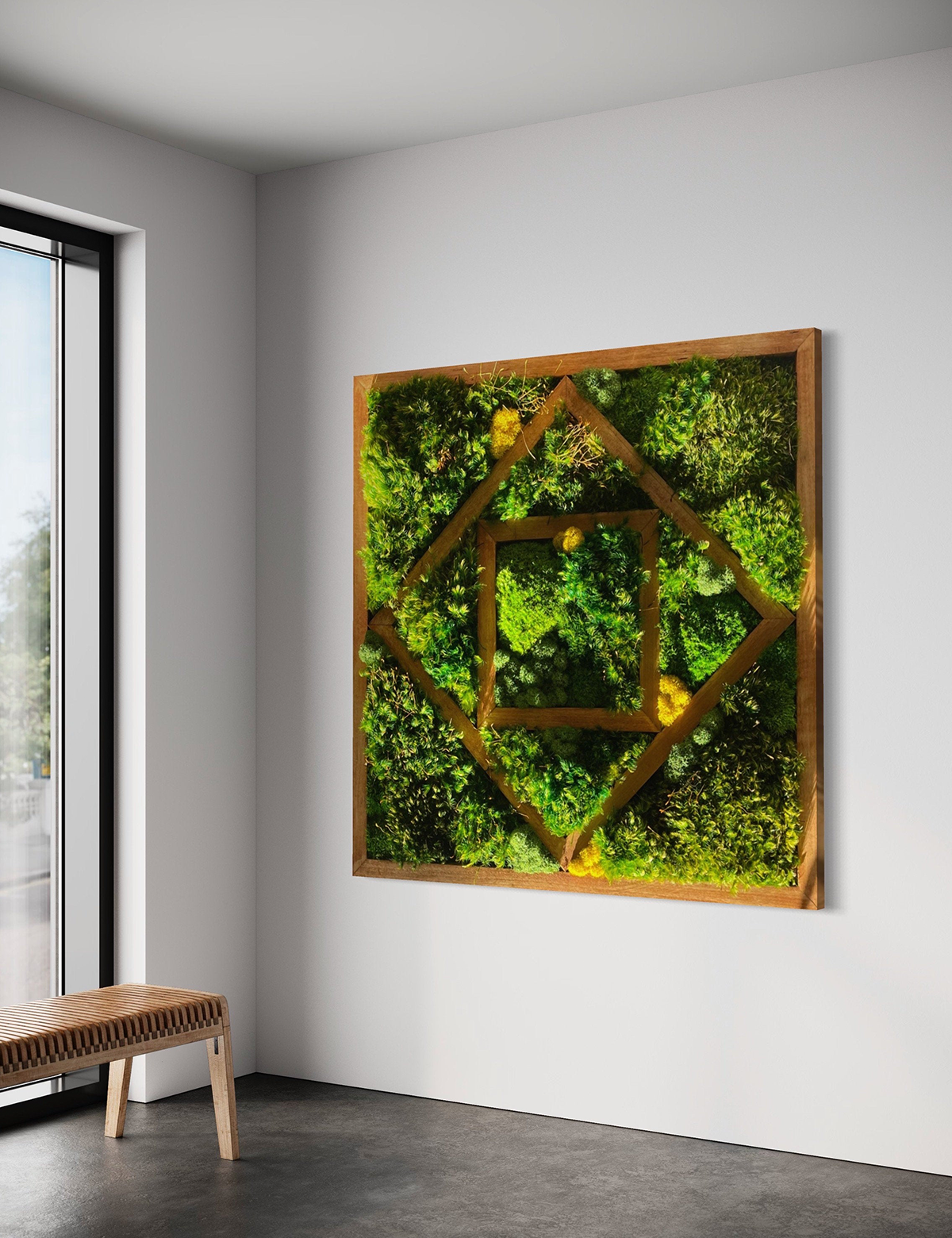 Trio Moss Wall Art