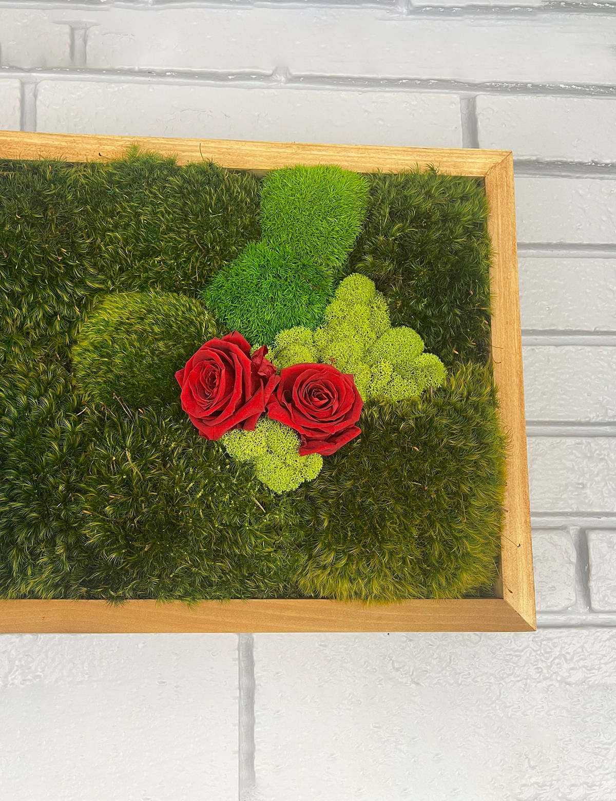 Together Moss & Roses Wall Art