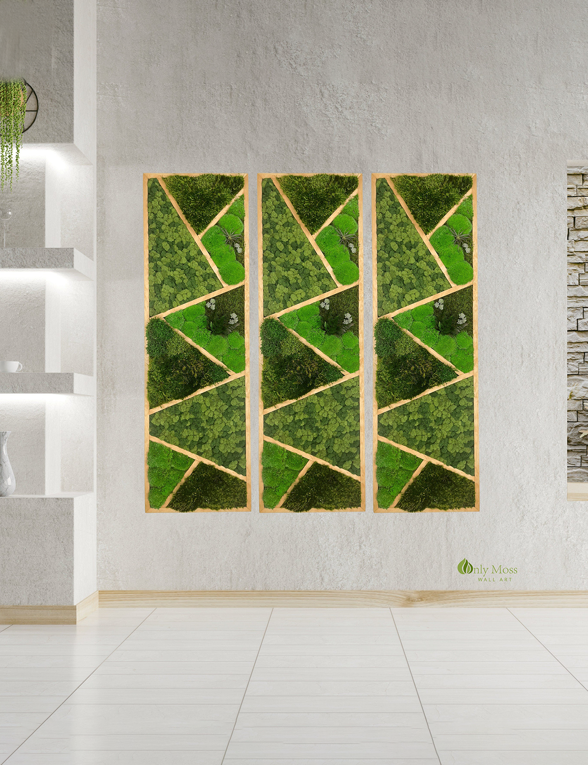 Green Ways Moss Wall Art