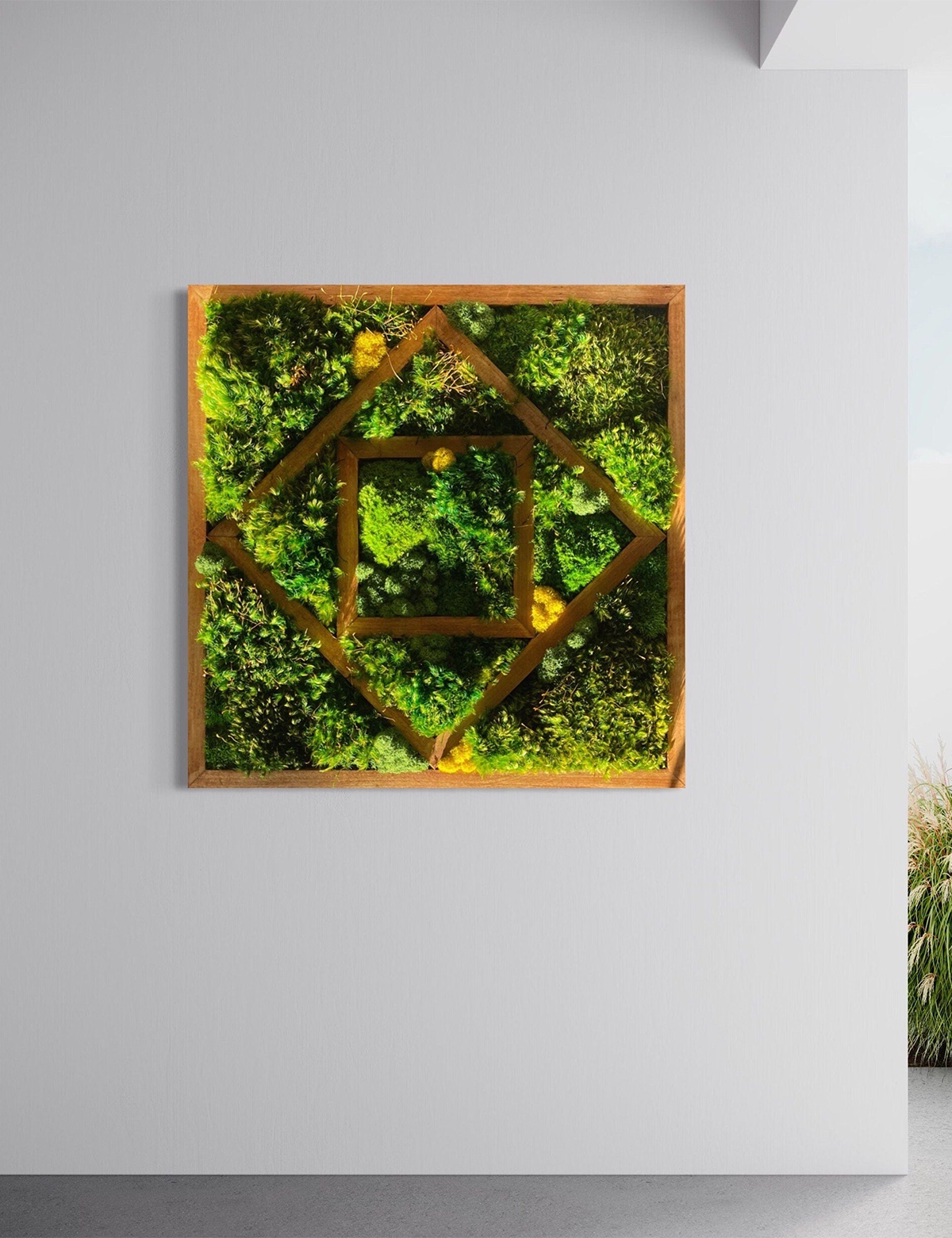 Trio Moss Wall Art