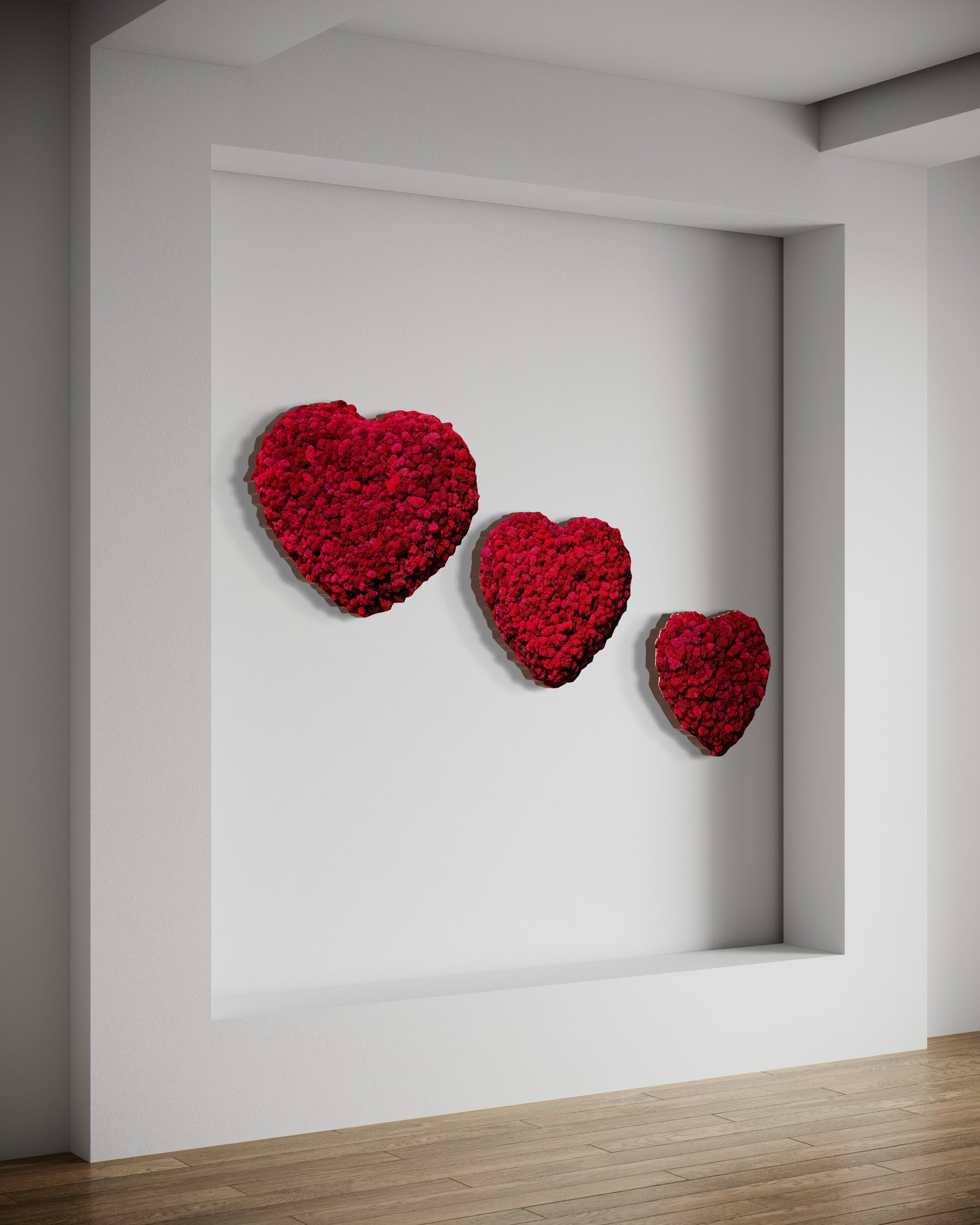 Heart Moss Wall Art