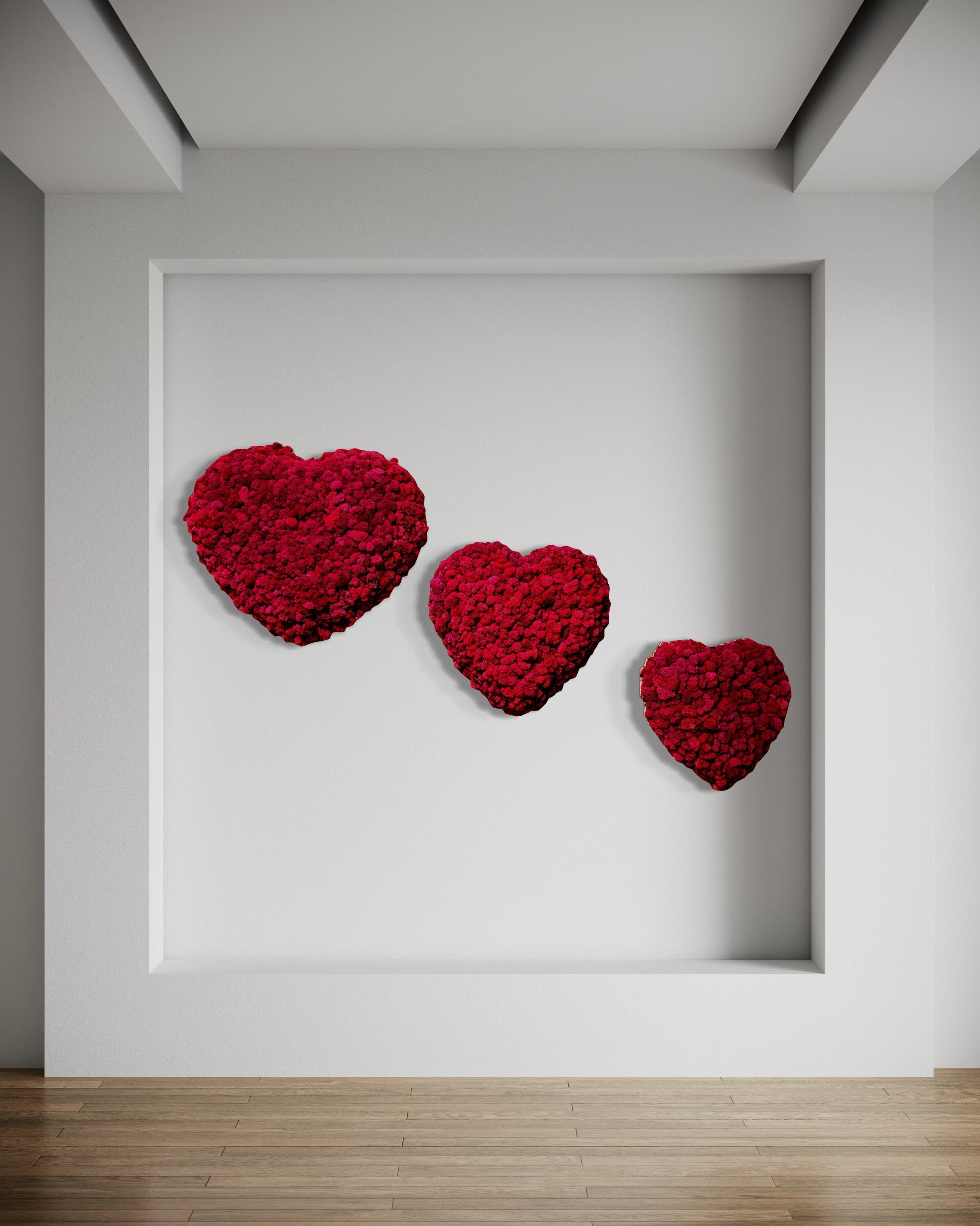 Heart Moss Wall Art