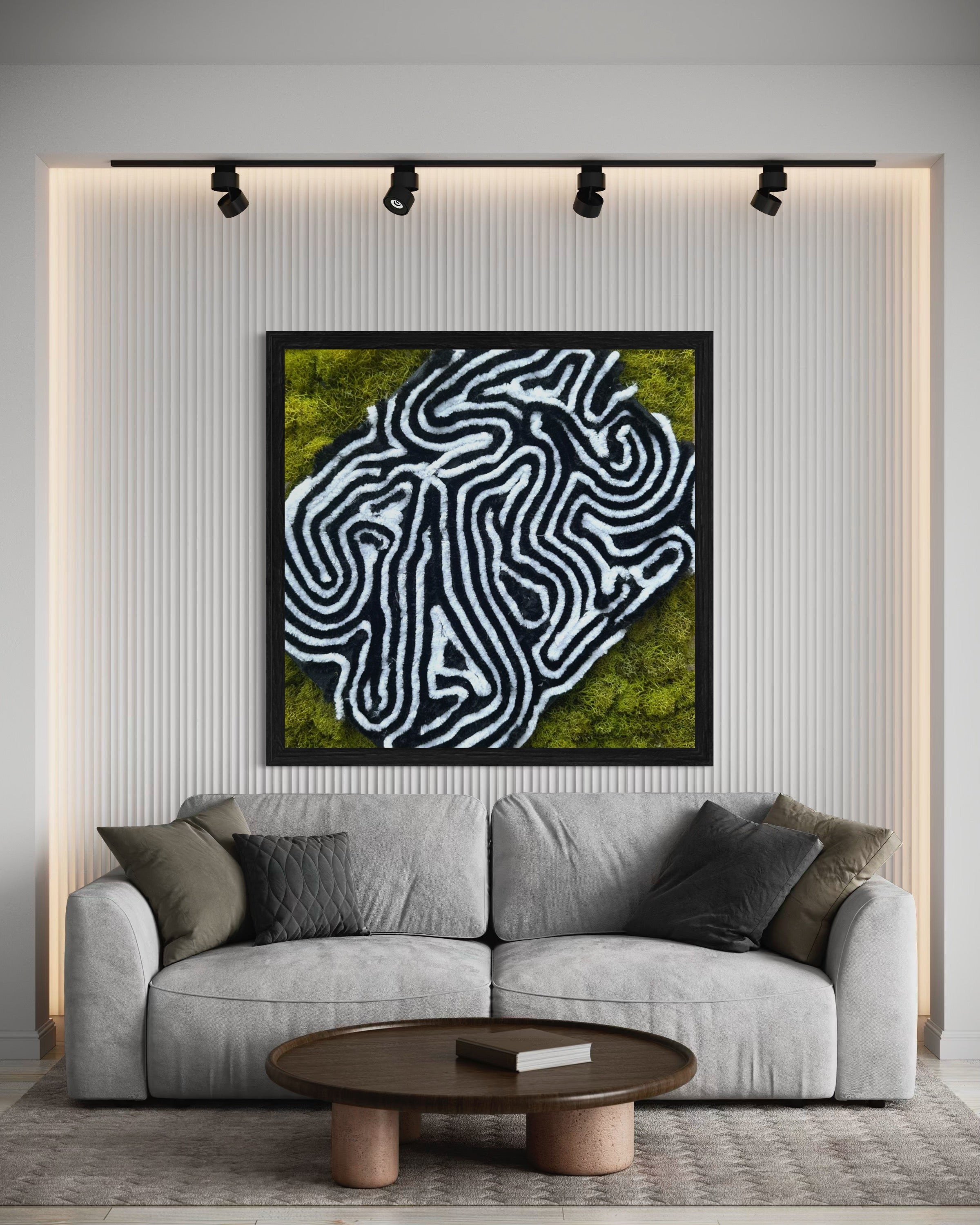 Tangled Land Moss Wall Art