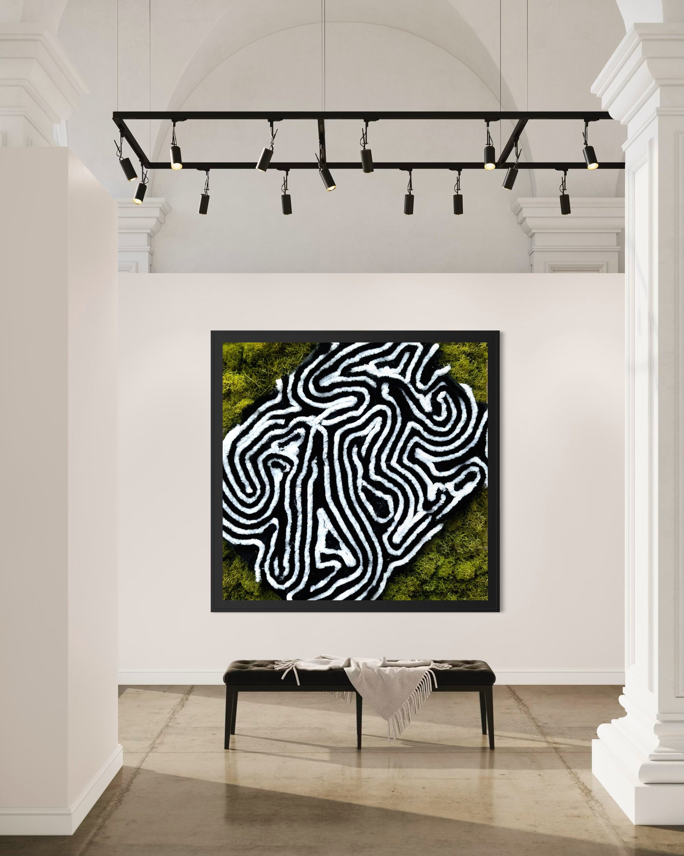 Tangled Land Moss Wall Art