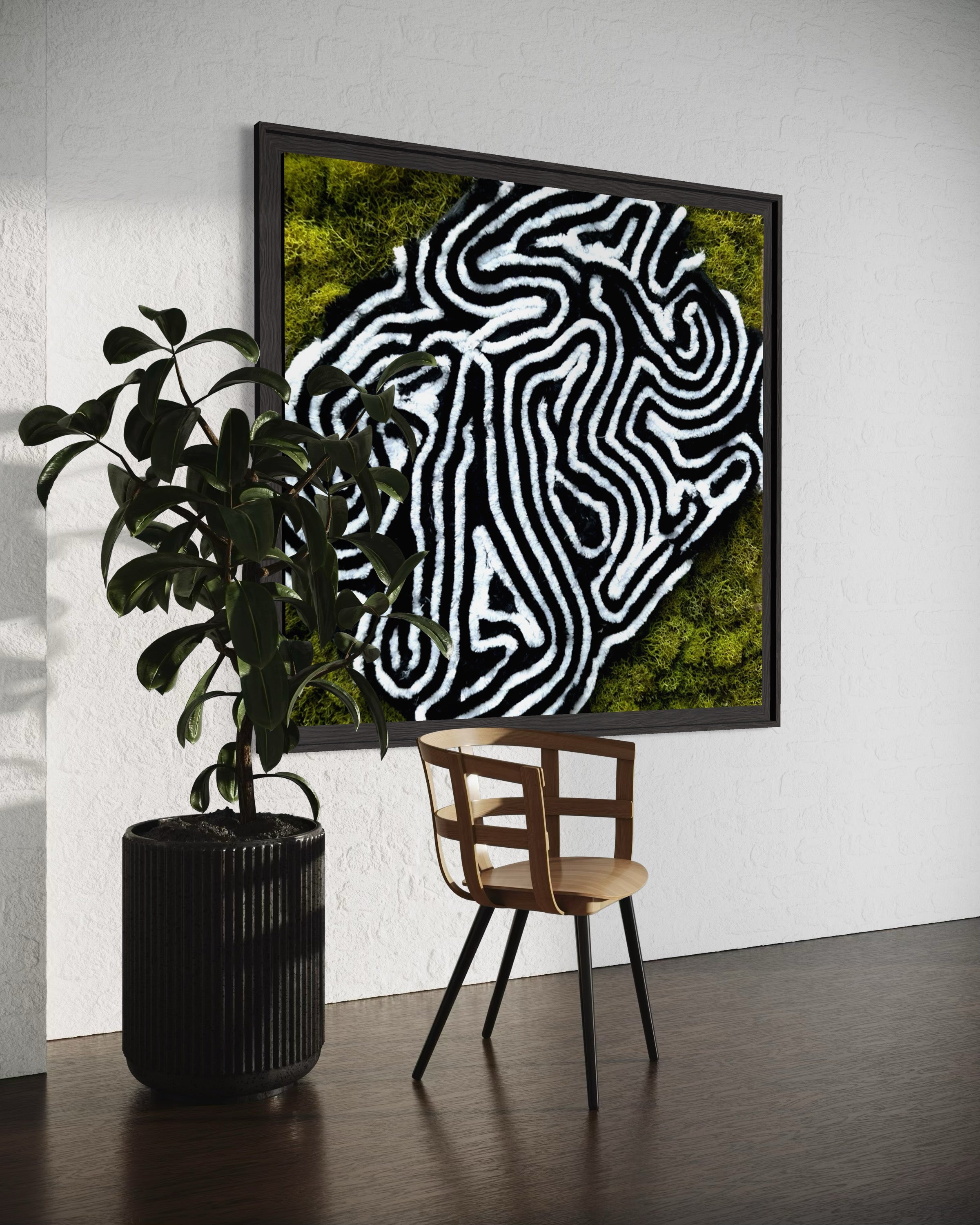 Tangled Land Moss Wall Art