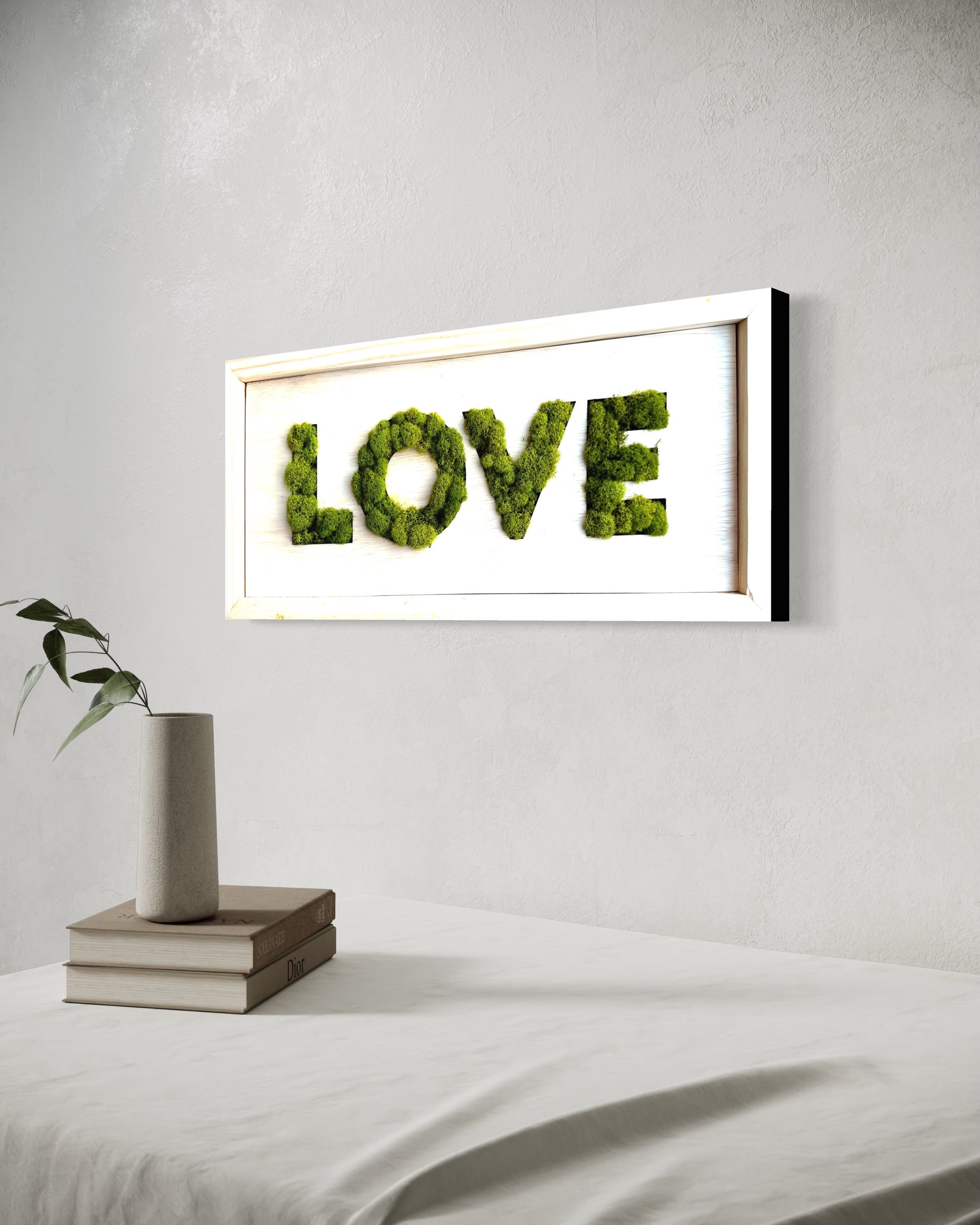 LOVE Moss Wall Art